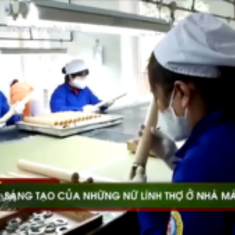 SÁNG TẠO CỦA NỮ LÍNH THỢ Ở NHÀ MÁY Z121-TỔNG CỤC CÔNG NGHIỆP QUỐC PHÒNG
