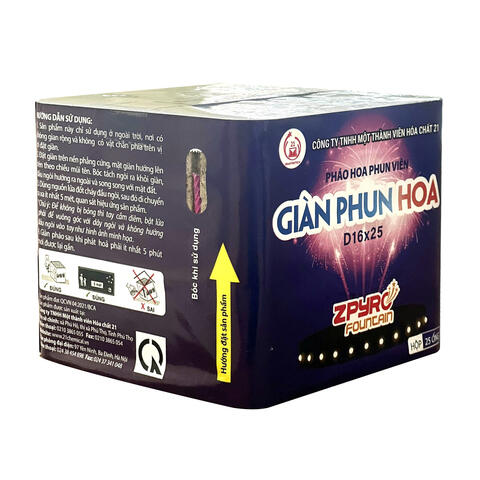 Giàn phun hoa D16x25 (Tem mới 2024)