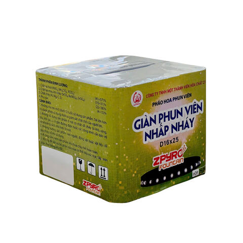 Giàn phun viên nhấp nháy D16x25 (Tem mới 2024)