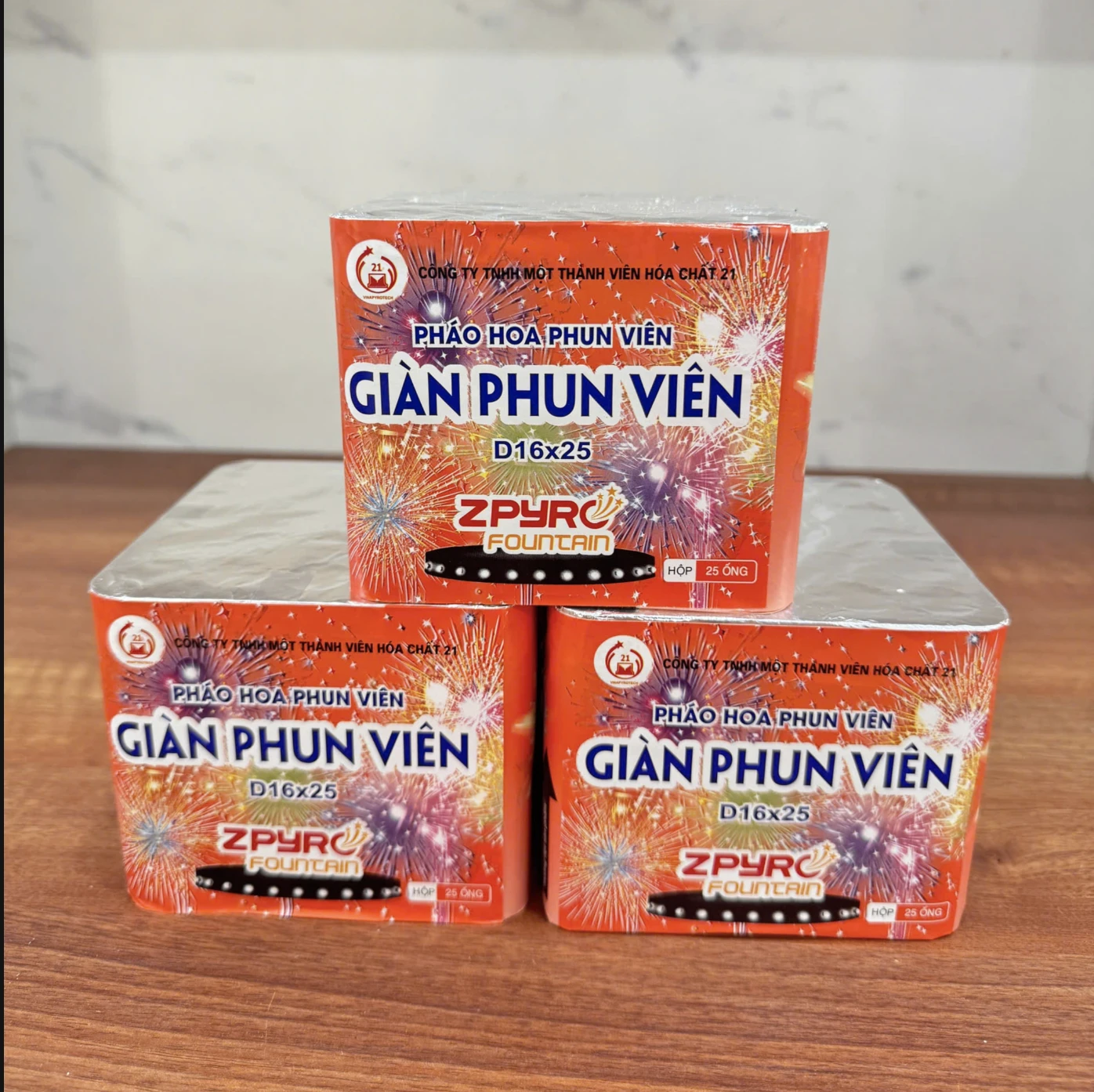 Giàn phun viên D16x25